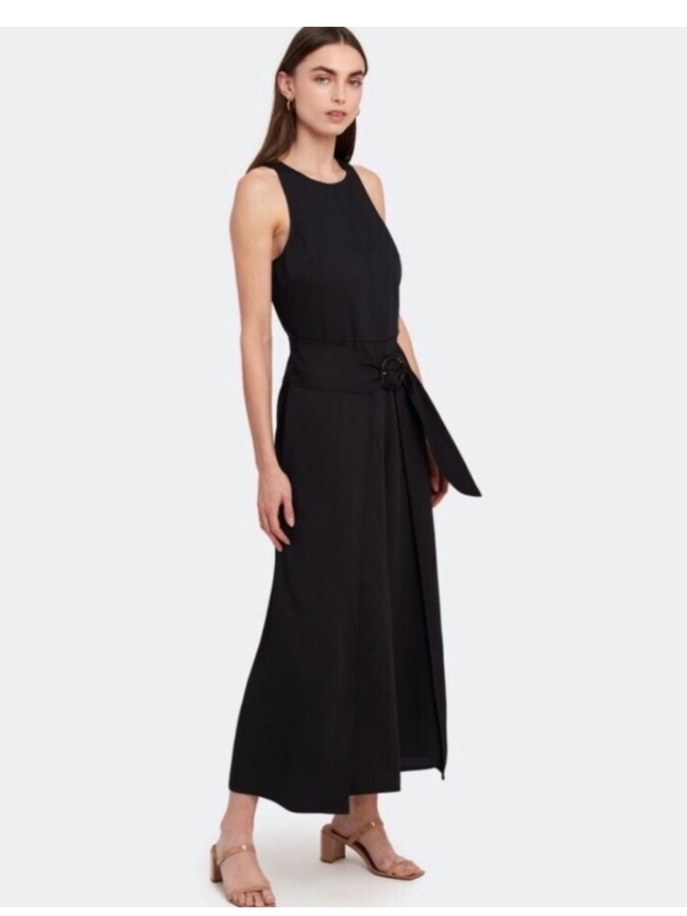 Joie Mairead Black Sleeveless Jumpsuit